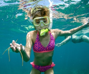 Snorkeling in the Keys, for visitors and residents alike, is all about the experience and it's a great family activity. Photo: Wendy Hall